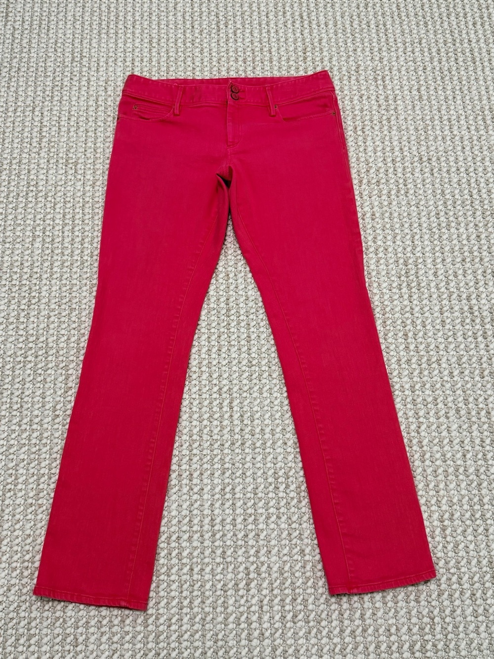 Lilly Pulitzer Worth Pink Straight Jeans size 12 - Picture 2 of 14
